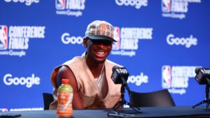 NBA MVP Shai Gilgeous-Alexander rocks Giants hat after playoff game – NBC Sports Bay Area & California