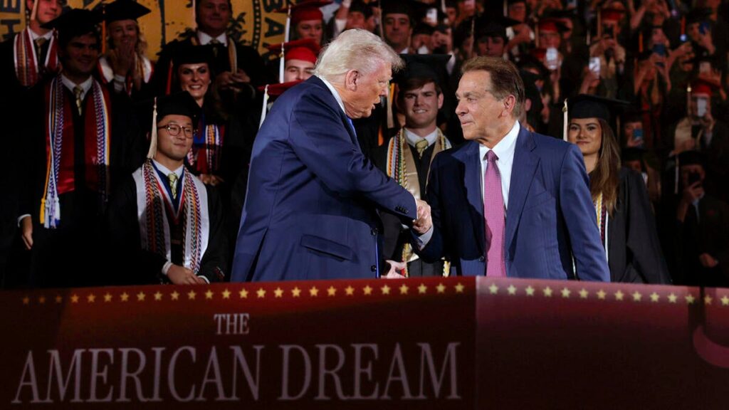 President Donald Trump considering executive order for NIL after meeting with Nick Saban, per report