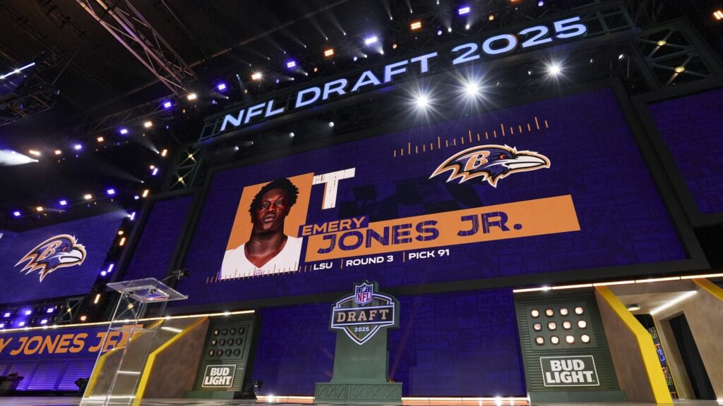 Ravens third-rounder Emery Jones likely out until training camp with shoulder injury