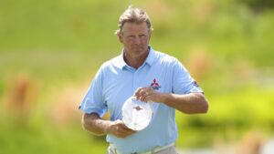 Retief Goosen among co-leaders, Lee Westwood one back in Senior PGA at Congressional