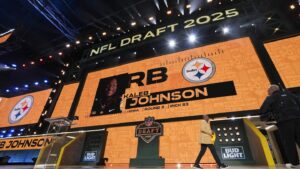 Steelers rookie RB Kaleb Johnson: My versatility sets me apart
