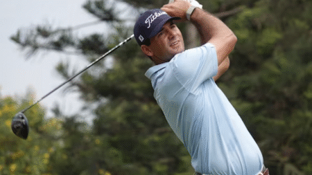 Hunter Wolcott wins Tour-sanctioned event despite being first to violate new pace-of-play policy