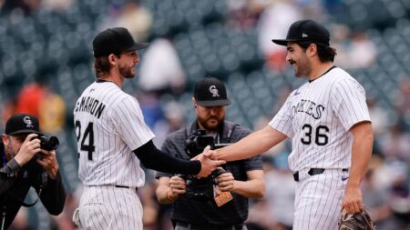 Rockies get to celebrate a win after losing 16 of 17, including eight in a row