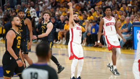 Fred VanVleet and the Rockets force a deciding Game 7 by beating the Warriors 115-107 in Game 6