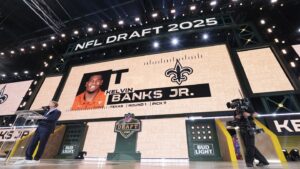 Saints sign six draft picks, including first-round selection Kelvin Banks Jr.
