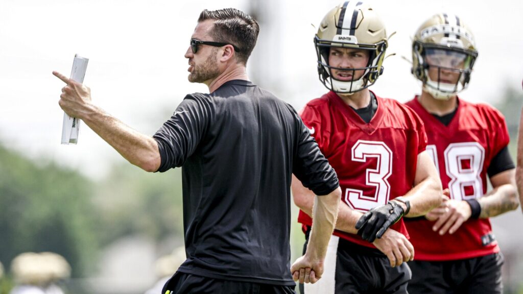 Saints’ remaining QBs are Tyler Shough, Spencer Rattler, Jake Haener