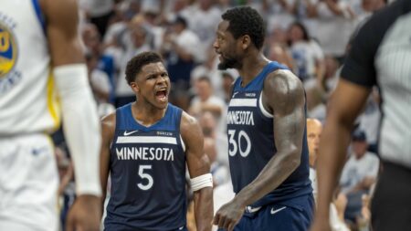Timberwolves beat Warriors in Game 5 to reach Western Conference finals once again