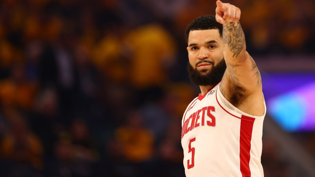 VanVleet and Thompson lead the way as Rockets avoid elimination, routing Warriors 131-116 in Game 5