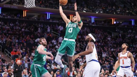 Celtics vs. Knicks Game 3: Boston shoots 50% from 3, never trails while cruising to first win in series