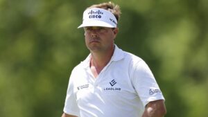 Keith Mitchell shatters Philadelphia Cricket Club course record, leads Truist Championship