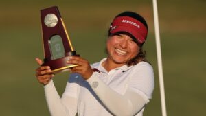 ‘Ice in her veins,’ Maria Jose Marin enters Arkansas’ exclusive NCAA club