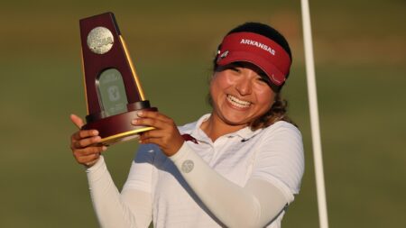 ‘Ice in her veins,’ Maria Jose Marin enters Arkansas’ exclusive NCAA club