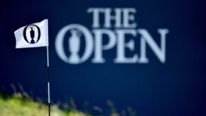 What is the British Open Championship playoff format in men’s golf?