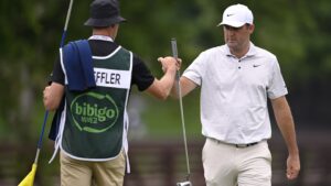 Scottie Scheffler fires 61 to lead hometown CJ Cup Byron Nelson