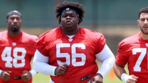 Desmond Watson wants to be known as more than just the heaviest player in NFL history
