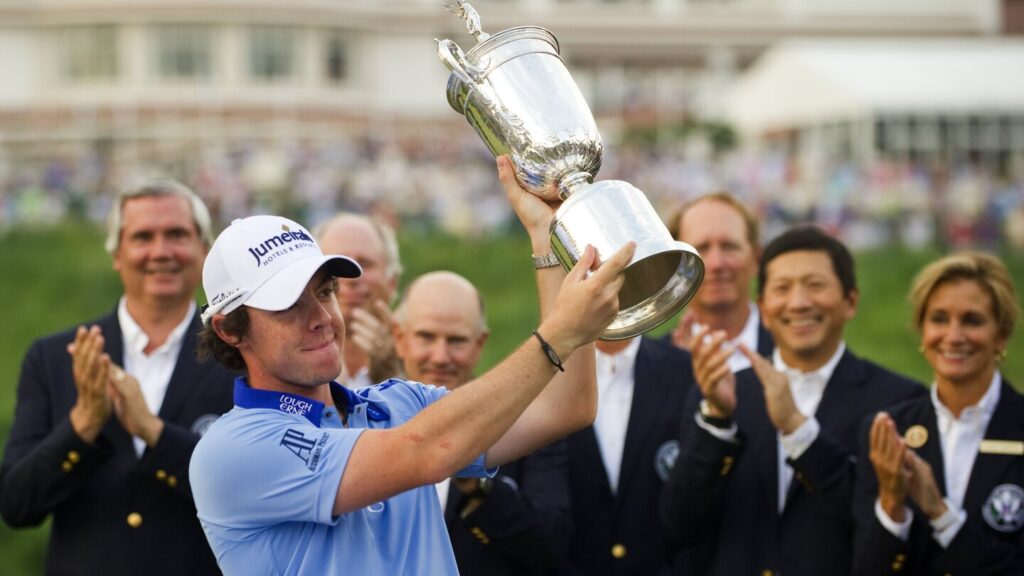 Major championship scoring records in men’s golf: Masters, PGA Championship, U.S. Open and British Open
