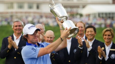 Major championship scoring records in men’s golf: Masters, PGA Championship, U.S. Open and British Open