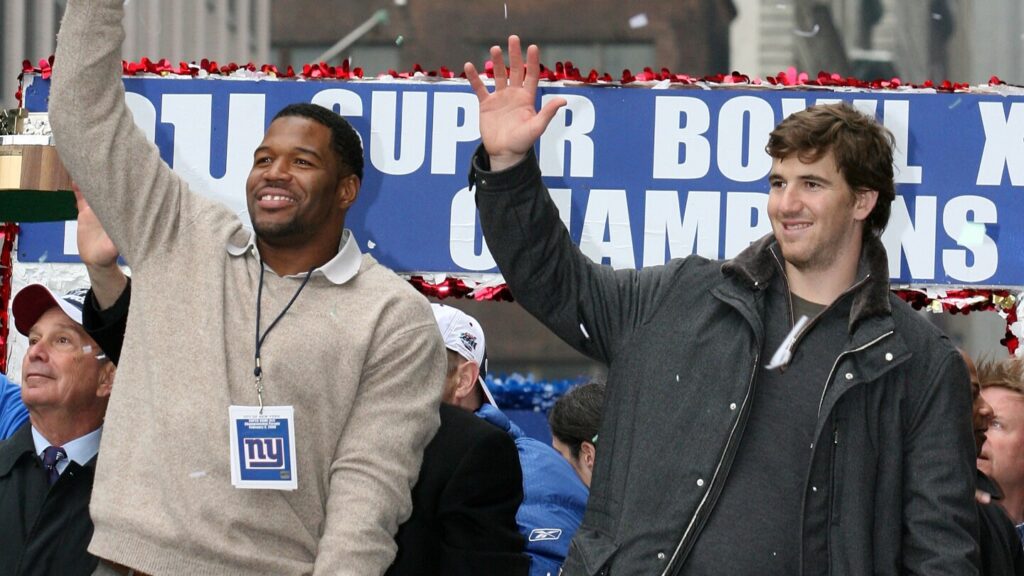 Michael Strahan, Eli Manning prepare competing bids for Giants’ minority stake