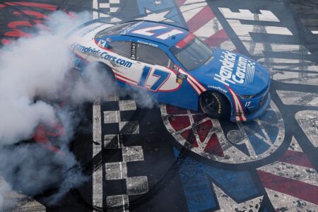 William Byron wins chaotic Charlotte Xfinity race in NASCAR overtime