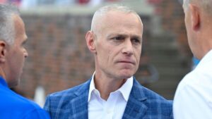 Big 12 commissioner Brett Yormark fires back at SEC’s Greg Sankey as decision-makers lobby over CFP format