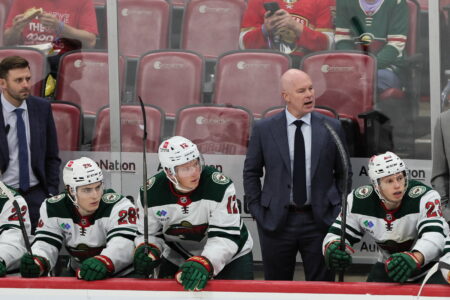 Wild's John Hynes Receives Vote For Jack Adams Award