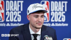 NBA draft: Cooper Flagg, 18, drafted first by Dallas Mavericks