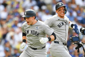 Yankees rally after beatdown, top Dodgers 7-3 to avoid sweep in World Series rematch