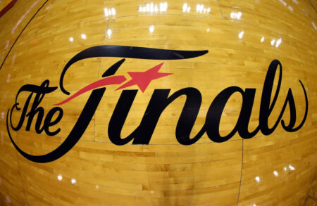 NBA commissioner Adam Silver suggests league could bring ‘The Finals’ logo back to courts: ‘We’ll look at it’
