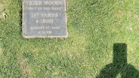Reporter Kevin Lynch walks Firestone fairways as did Tiger and Phil