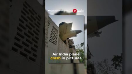 IN PICS | Air India Flight Crashes Near Ahmedabad’s B J Medical College, 242 Onboard
