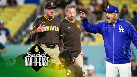 Padres vs. Dodgers rivalry gets heated, Phillies sweep Mets, CWS update & more | Baseball Bar-B-Cast