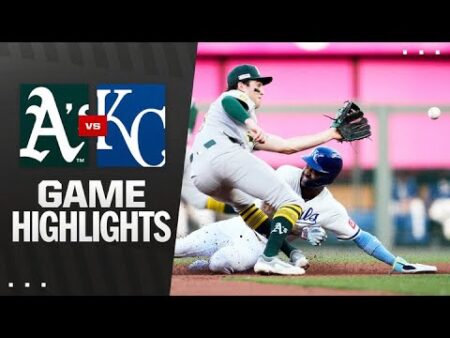 A’s vs. Royals Game Highlights (6/13/25) | MLB Highlights