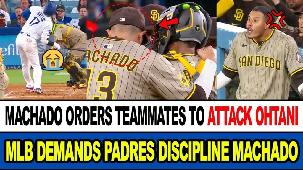 SHOCKING NEWS: Machado Ordered Teammates To Take Down Ohtani! MLB Suggests Padres Discipline Machado