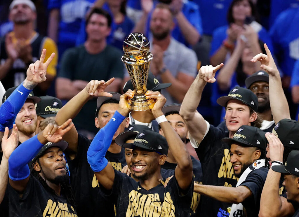 NBA Finals: Shai Gilgeous-Alexander gives his all — and gives Oklahoma City its first championship after grueling Game 7