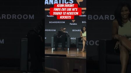 Kevin Durant Finds Out LIVE he’s being traded to Houston Rockets #nba #nbanews #houstonrockets #fyp