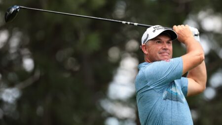 Padraig Harrington, Stewart Cink among co-leaders midway through U.S. Senior Open
