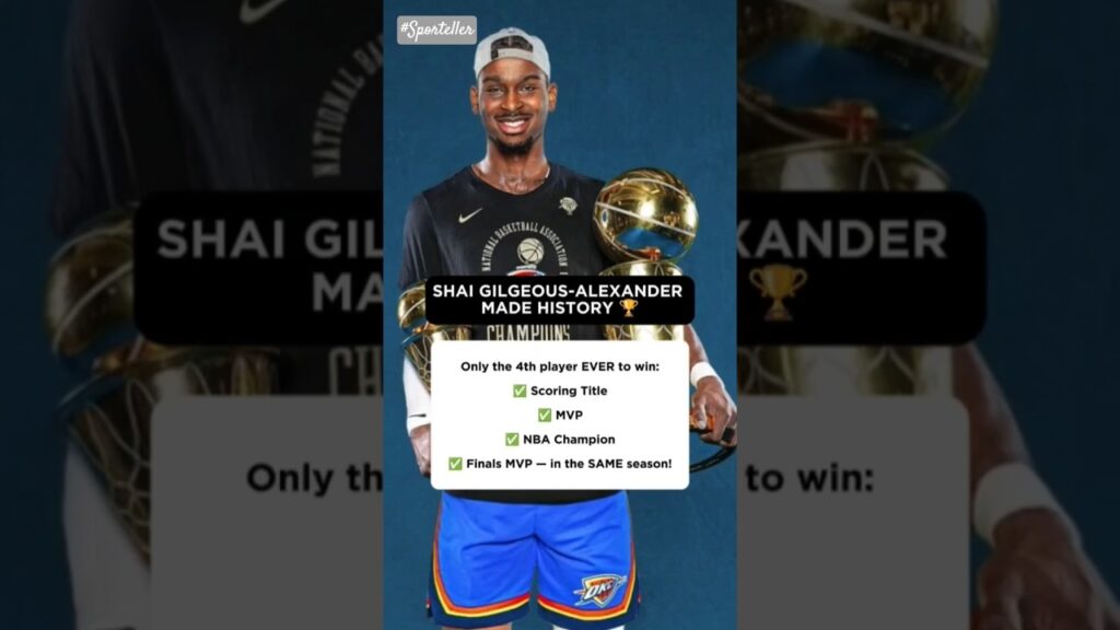 SHAI GILGEOUS-ALEXANDER’S UNFORGETTABLE SEASON #shaigilgeousalexander #nba #basketball #shorts