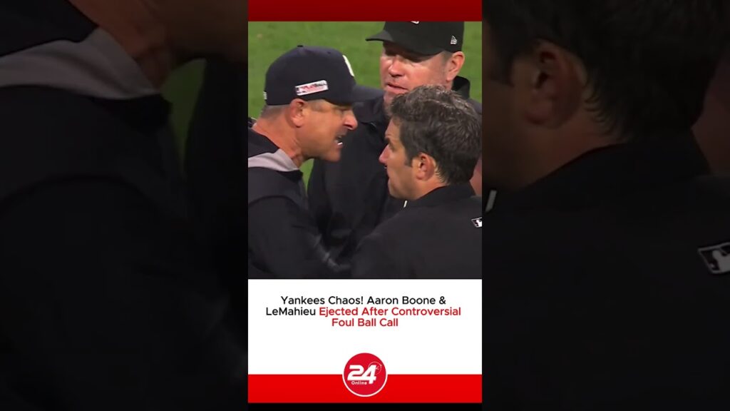 Yankees Chaos! Aaron Boone & LeMahieu Ejected After Controversial Foul Ball Call