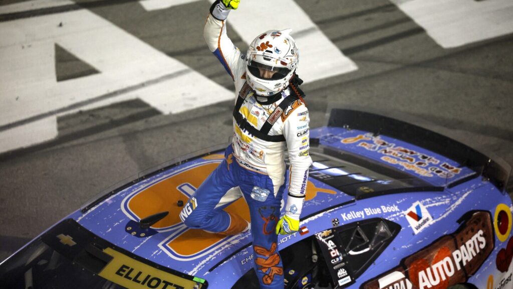 Chase Elliott’s Atlanta victory celebration was emphatic and enlightening