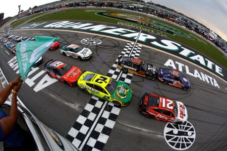 NASCAR Cup race at Atlanta red-flagged due to rain