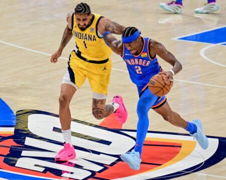 NBA finals: Ruthless Thunder show Pacers no mercy as they level series 1-1