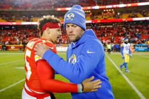 Patrick Mahomes, Matthew Stafford offer similar reasons for not wanting to play flag football at 2028 Olympics: Leave it ‘to the younger guys’