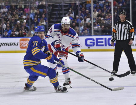 The Rangers' Reported Interest In JJ Peterka During Trade Deadline Leads To Speculation Heading Into Offseason