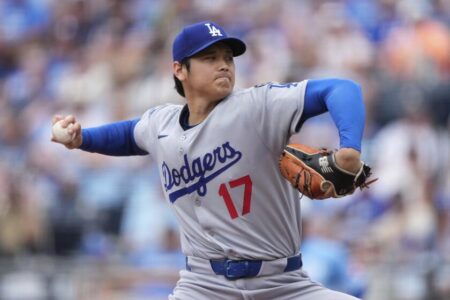 Shohei Ohtani is sharp in two innings but Dodgers fall to Royals