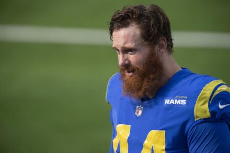 Ex-Rams long snapper Jake McQuaide disrupts church by demanding answers in porn scandal