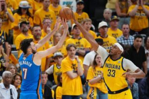 Indiana bench shines as Pacers overtake Thunder late for 2-1 lead in NBA finals