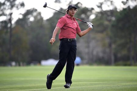 AP PHOTOS: Tiger’s son, Charlie Woods, in the spotlight