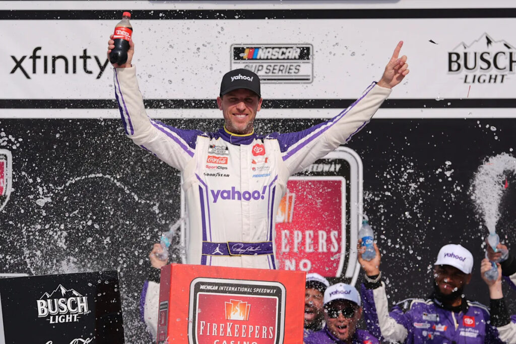 Denny Hamlin to miss NASCAR’s first international race after birth of son