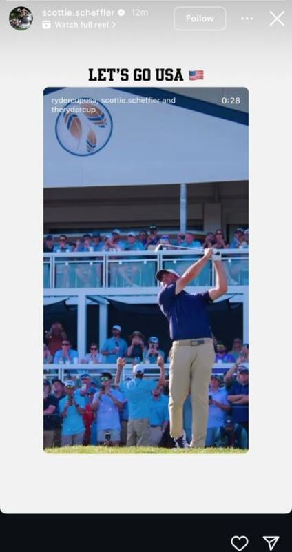Scottie Scheffler Reacts to Ryder Cup Announcement on Thursday