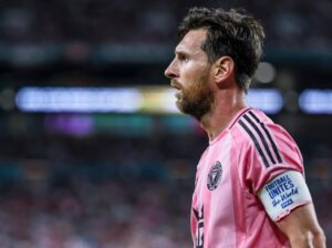 Messi shows glimpses of his genius on Fifa’s stage of fakery in Club World Cup opener